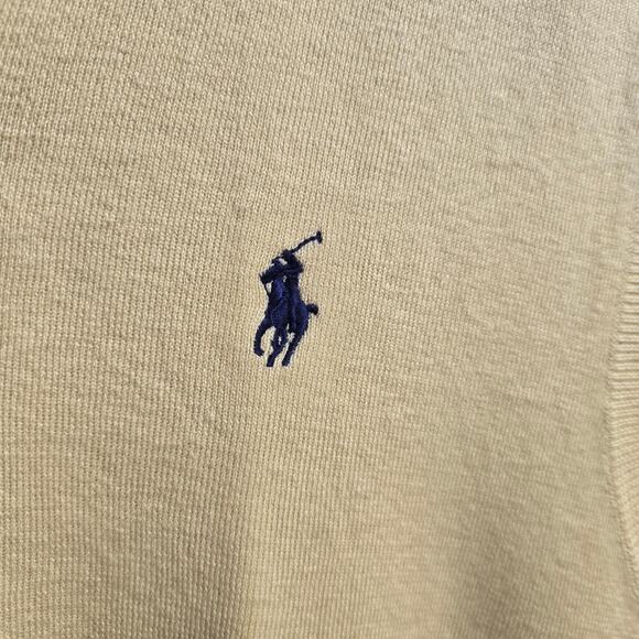 Polo Ralph Lauren Men Vintage 90s Y2K Preppy Classic Pima Cotton Sweater Vest L - Picture 4 of 10